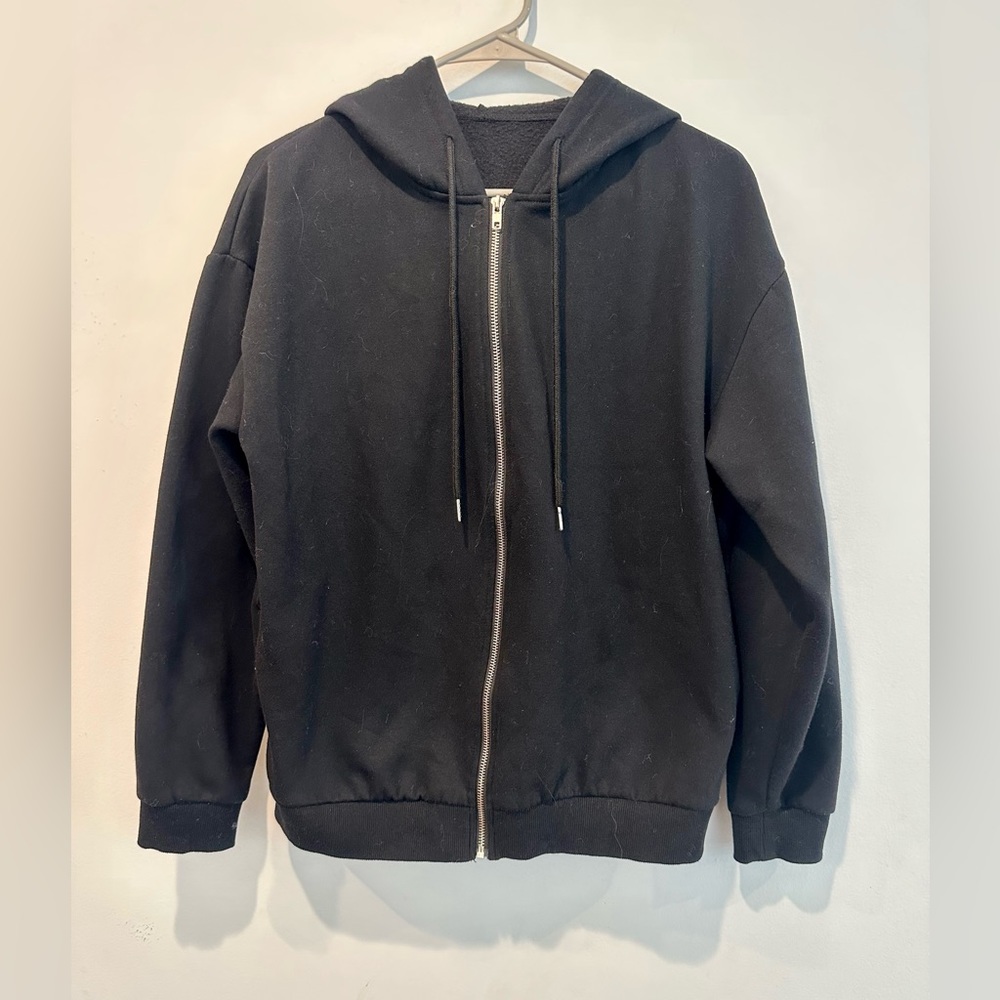 Black Hoodie, Cotton.  Perfect condition.  Size Small.